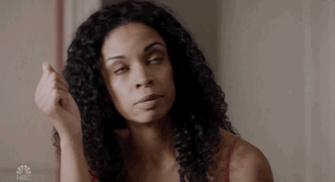 She can say it all with a facial expression.
