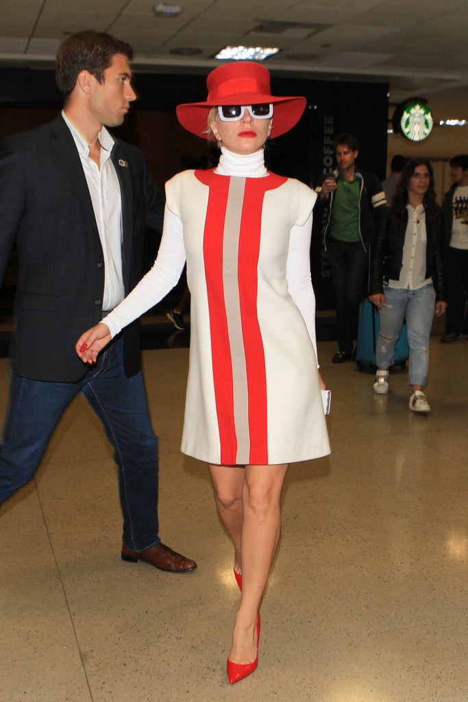 Lady Gaga Airport October 2015