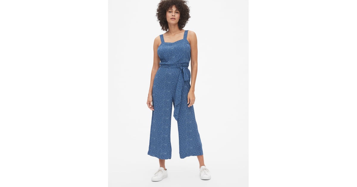 Gap Print Apron WideLeg Jumpsuit Most Flattering Clothes From Gap