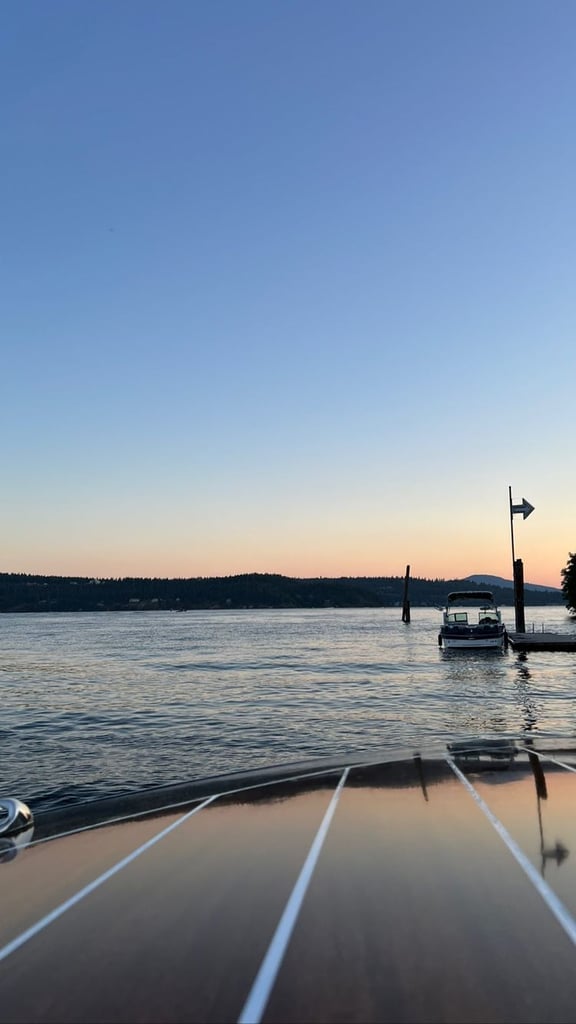 Kourtney Kardashian and Travis Barker's Lakeside Vacation Photos
