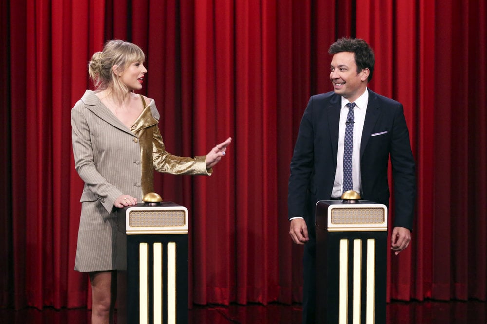 Taylor Swift Playing the "Name That Song Challenge" With Jimmy Fallon