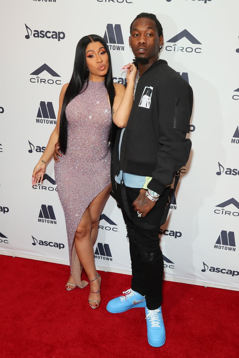 Cardi B and Offset at the ASCAP Rhythm & Soul Music Awards in 2019