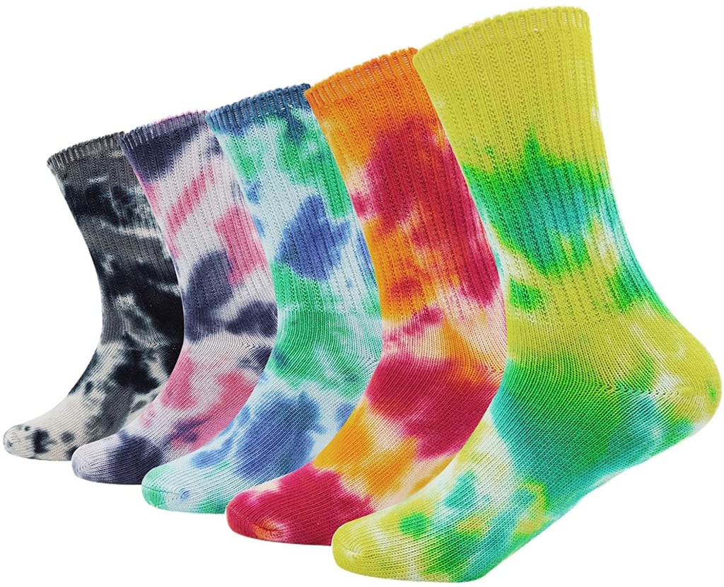 Colourful Tie-Dye Cotton Socks