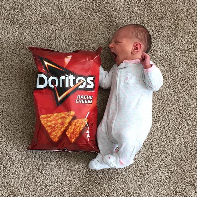 Baby vs. Doritos.