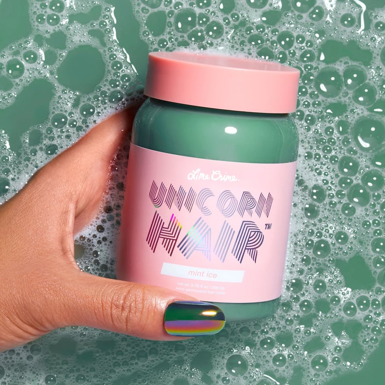 Lime Crime Unicorn Hair in Mint Ice