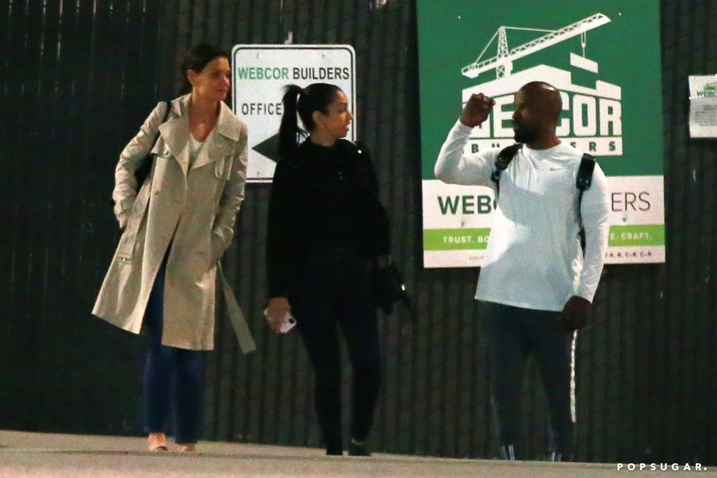 Katie Holmes With Corinne and Jamie Foxx in LA April 2019