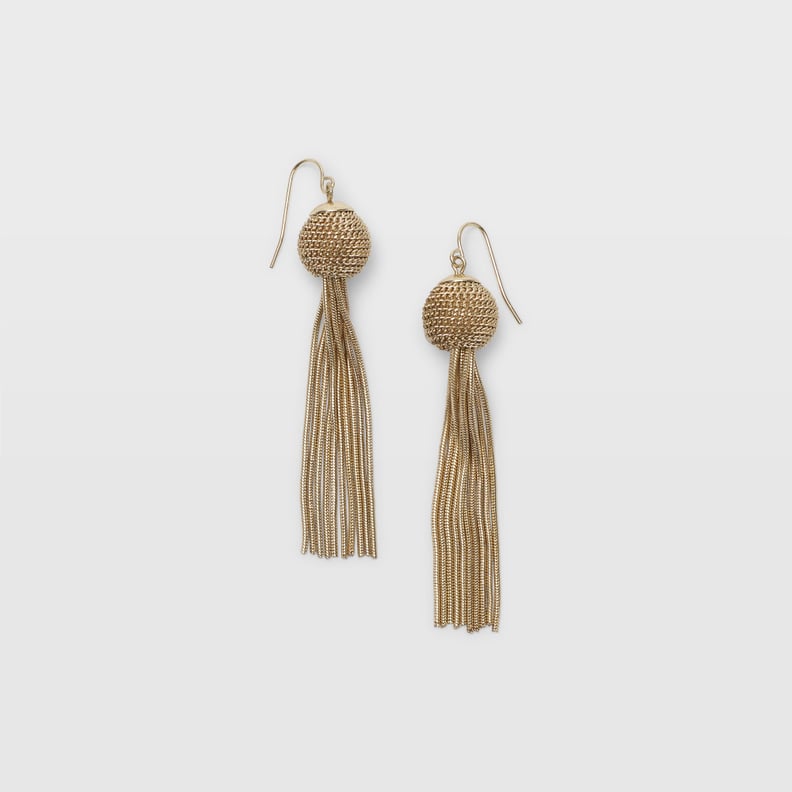 Club Monaco Chain Tassel Earrings