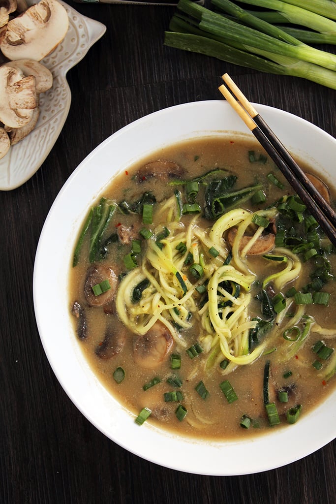 Miso Mushroom Courgette “Ramen” Noodles