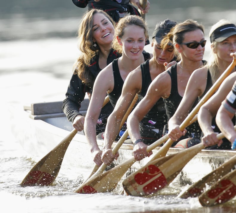 Kate Trained For a Charity Boat Race