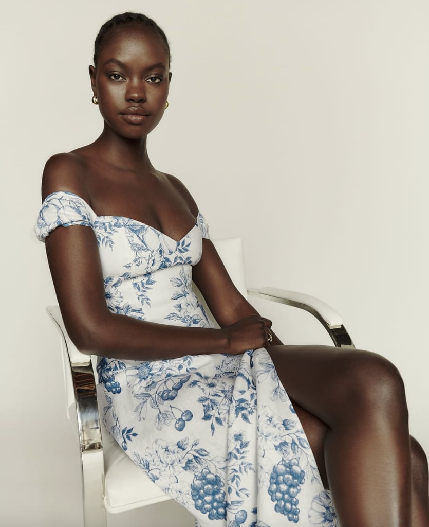 Bridal-Shower Dress: Reformation Bridgton Linen Dress