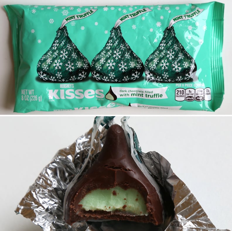 Hershey’s Kisses Dark Chocolate Filled With Mint Truffle