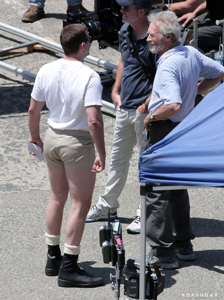 Bradley Cooper Wearing Short Shorts on American Sniper Set