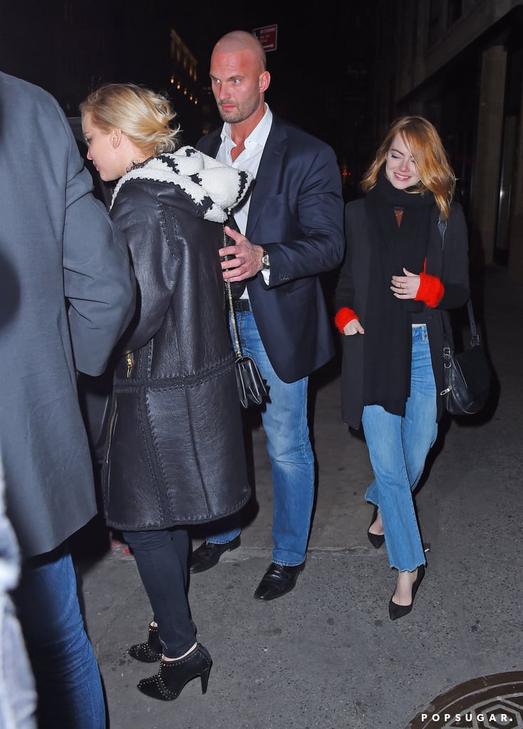 Jennifer Lawrence, Emma Stone, and Adele in NYC