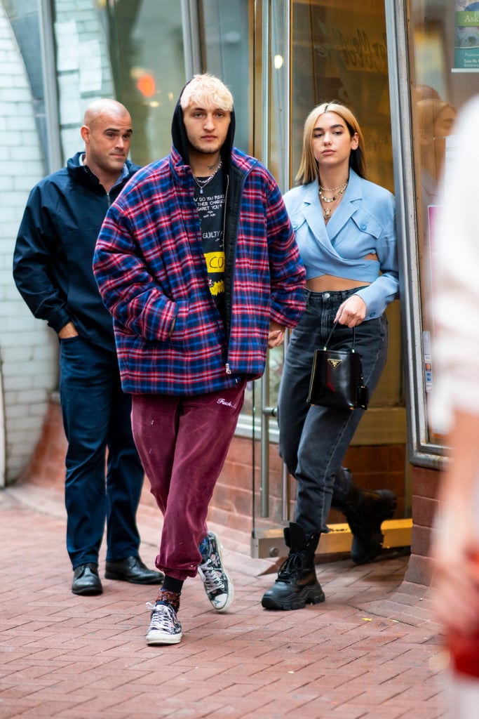 Anwar Hadid and Dua Lipa in NYC