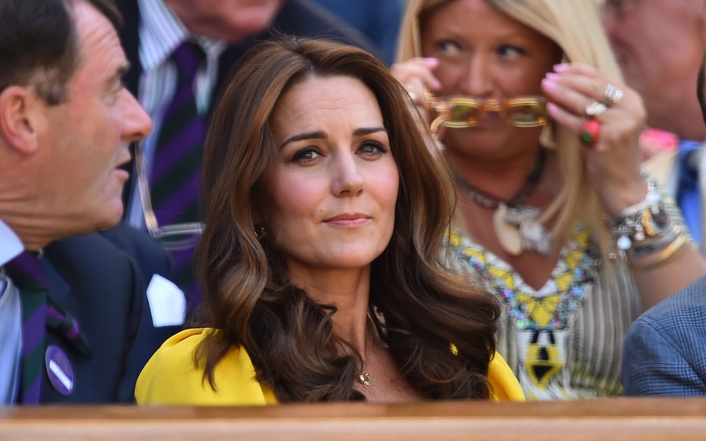 Kate Middleton Yellow Dress Wimbledon 2018