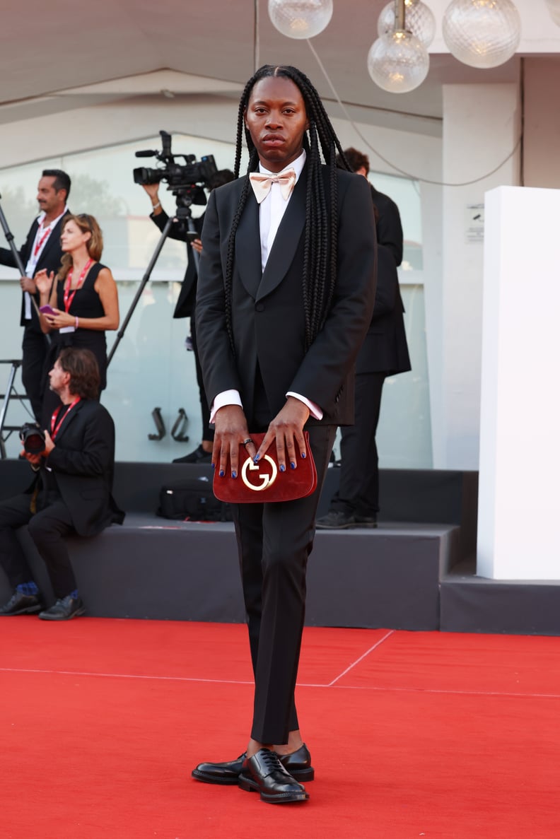 Jeremy O. Harris at the "Don't Worry Darling" Venice Film Festival Red Carpet