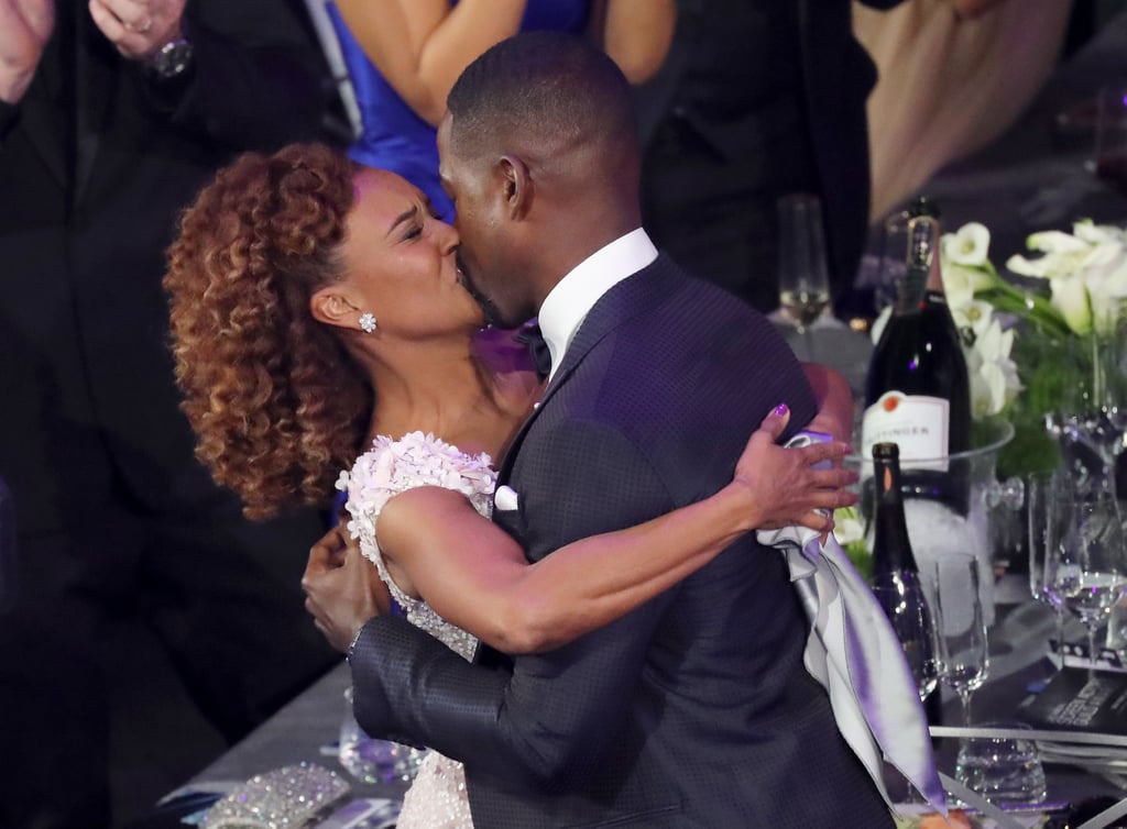 Sterling K. Brown and Ryan Michelle Bathe at 2018 SAG Awards