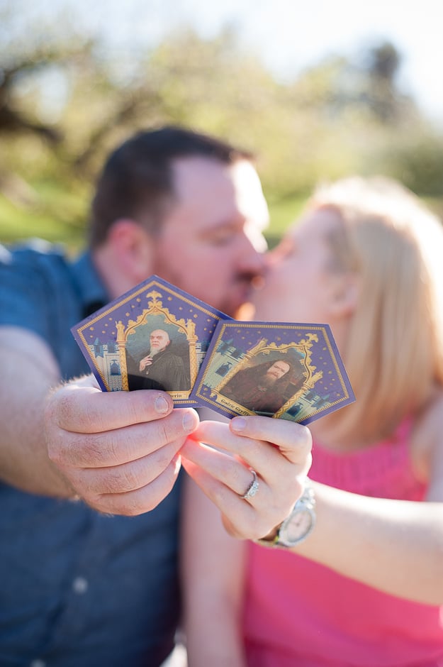 Disney and Harry Potter Engagement Shoot