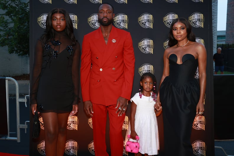 Dwyane Wade's Family Attend His Induction Into the Basketball Hall of Fame