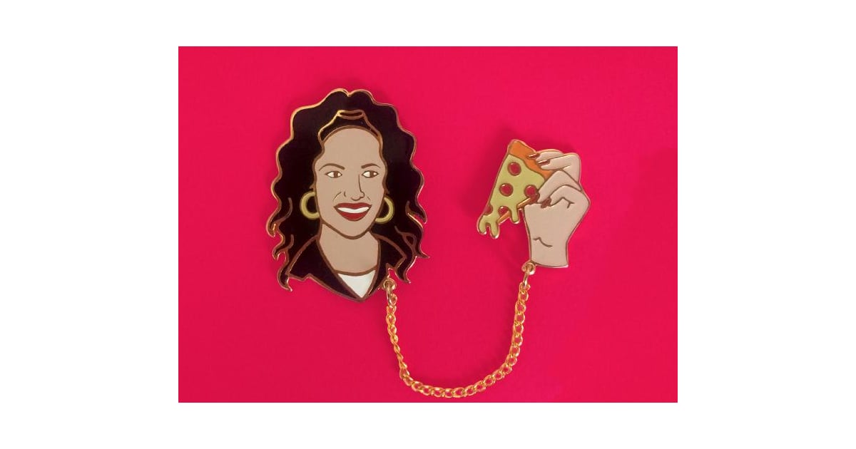 Selena Loves Pizza Pin Selena Pins Popsugar Latina Photo 9
