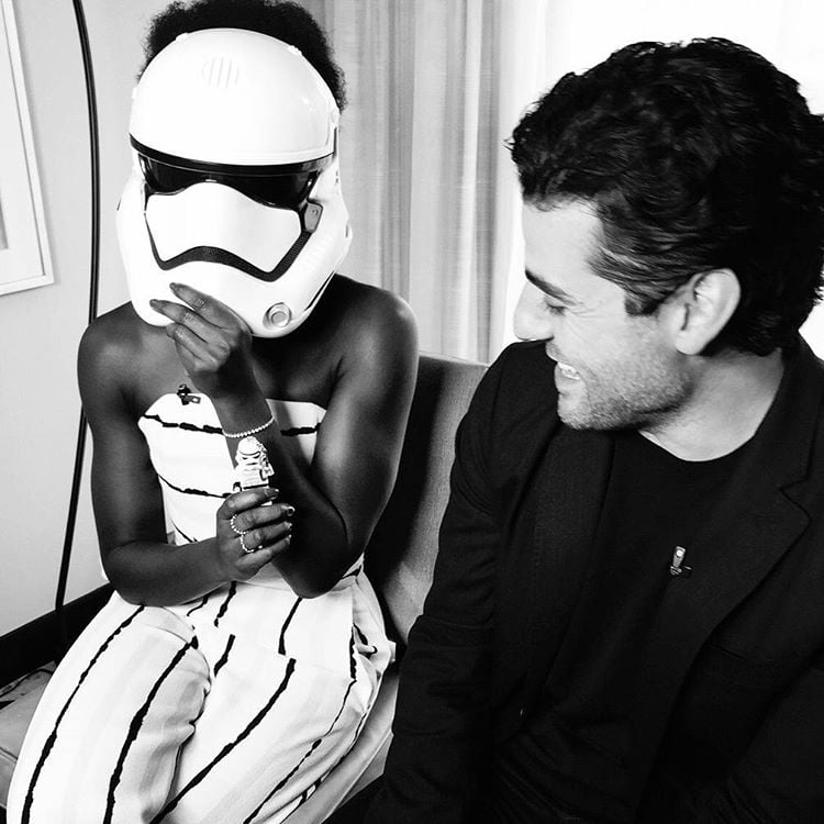 "Oscar Isaac witnessing The Transformation. #TheThunderEffect #Thunder #theforceawakens @starwars #oscarisaac (Photo: @rscapellan)"