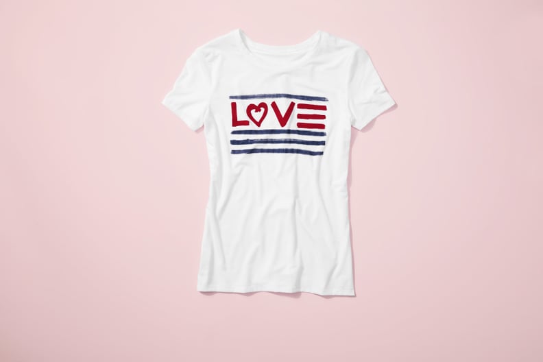 EV1 Love Flag Crew Neck Tee