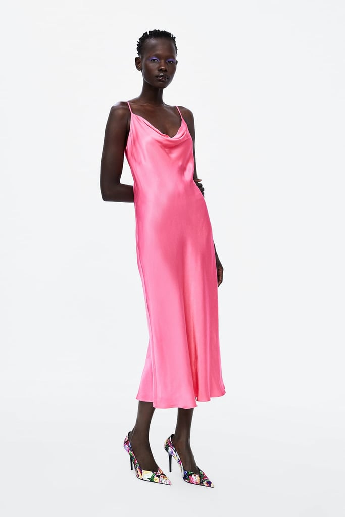 zara pink dress 2019