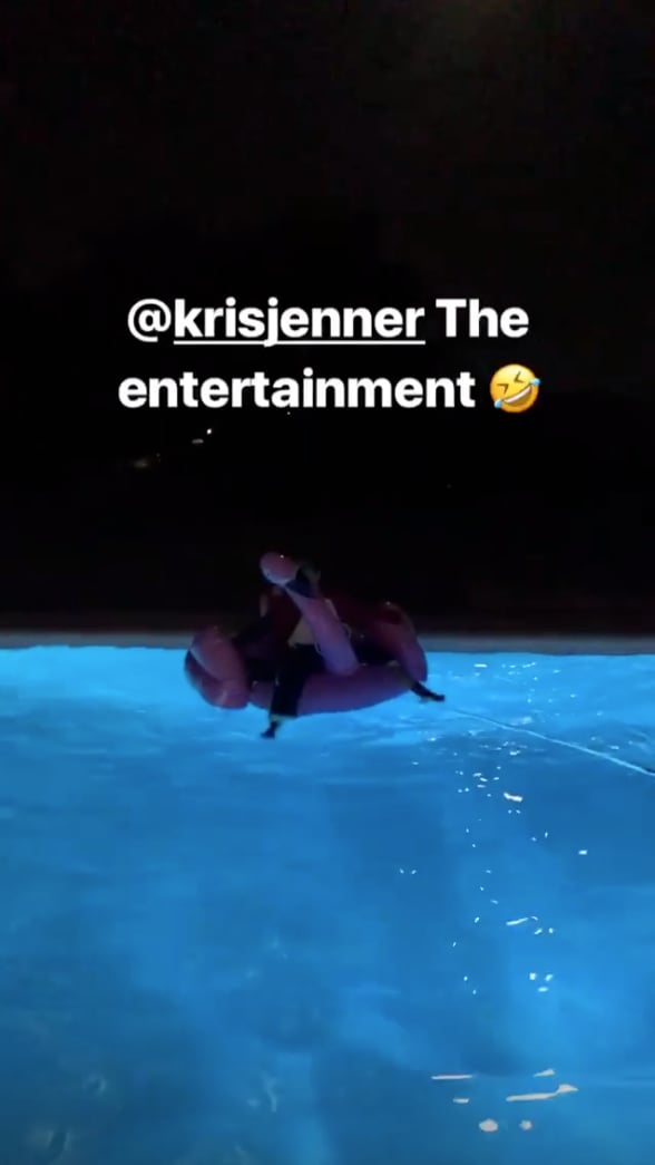 Kris Ended Up in the Pool at the End of the Night — Classic!