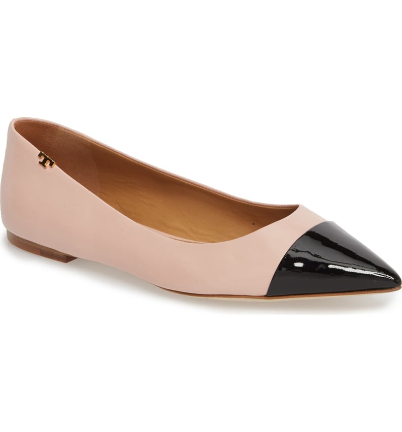 Tory Burch Angelina Cap Toe Flats