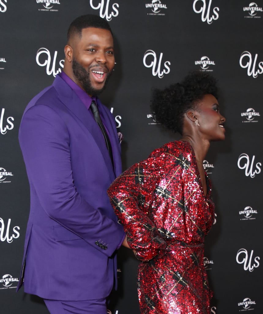 Lupita Nyong'o, Winston Duke at Us Screening in London 2019