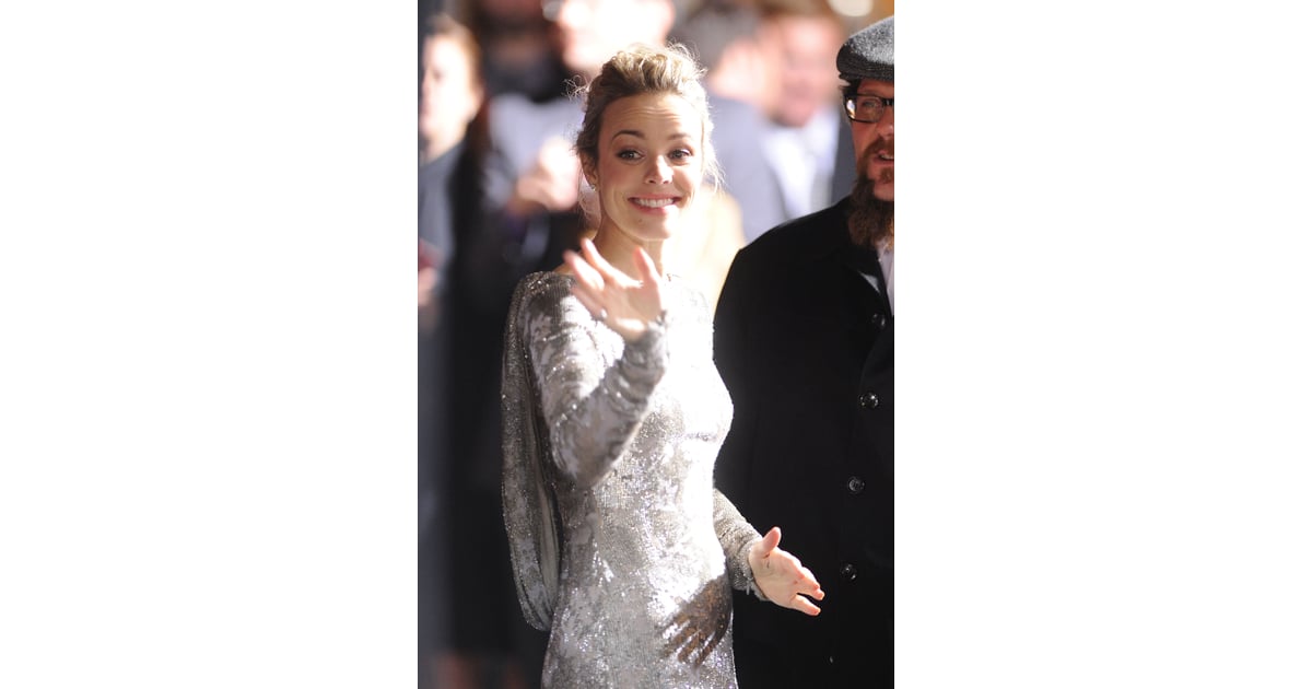 Rachel Mcadams Waved To Fans Outside The La Premiere Of Sherlock