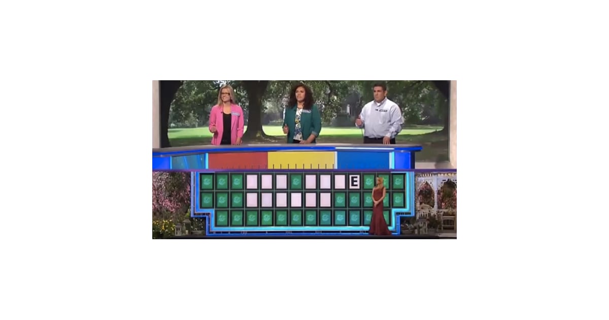 Wheel of Fortune Contestant Solves Puzzle With One Letter POPSUGAR
