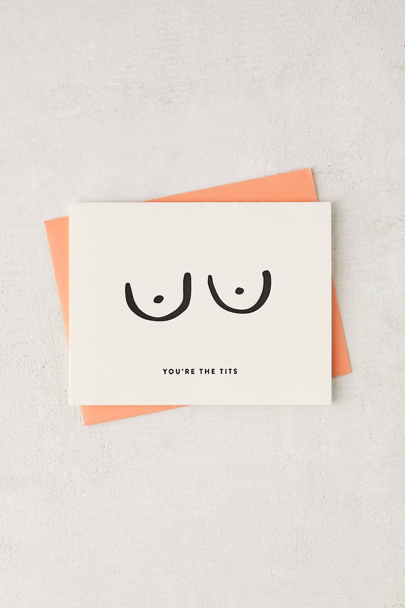 Is it okay to say Nice Boobies (Black Text) Greeting Card for Sale by  Quotes And Stuff