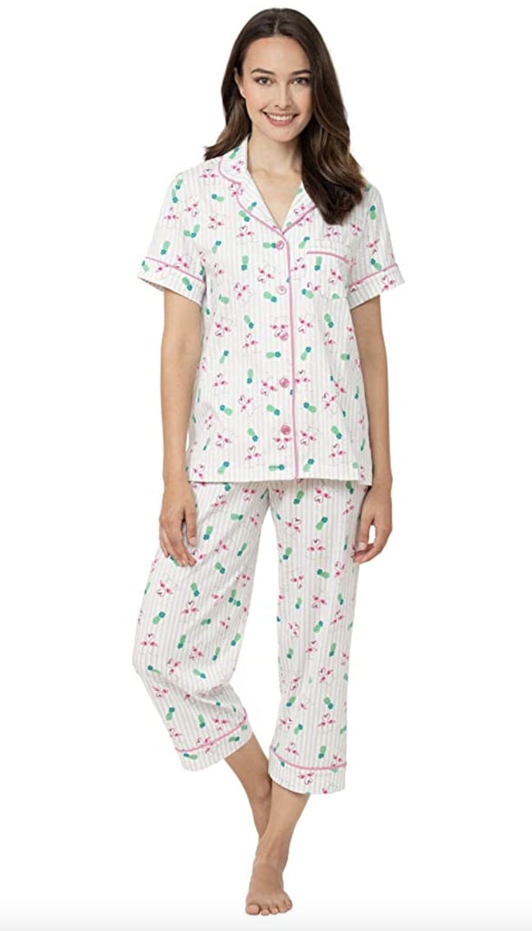For the Perfect Summer Match: PajamaGram Cotton Pajama Set