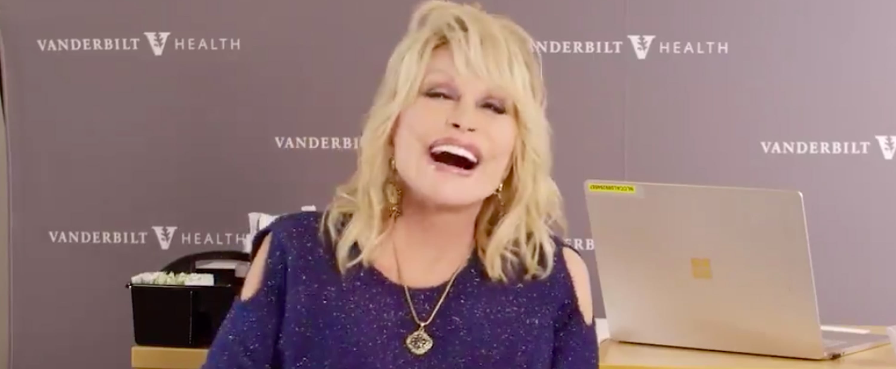 Dolly Parton Sings "Jolene" as She Receives COVID19 Vaccine POPSUGAR
