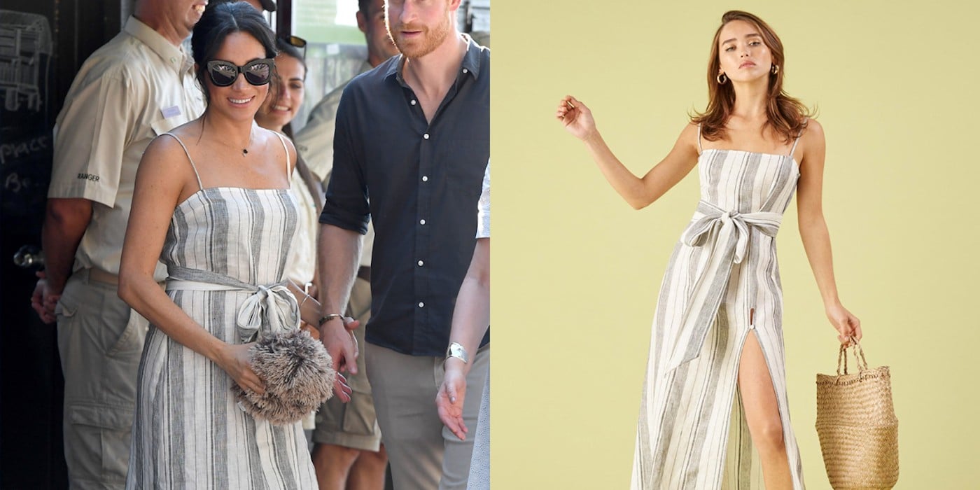 Meghan markle pineapple dress clearance