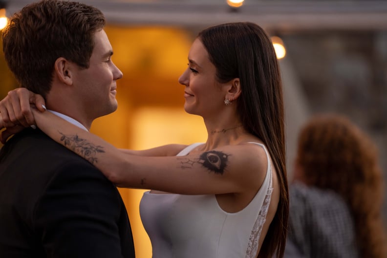 Nina Dobrev's Tattoos in "The Out-Laws"
