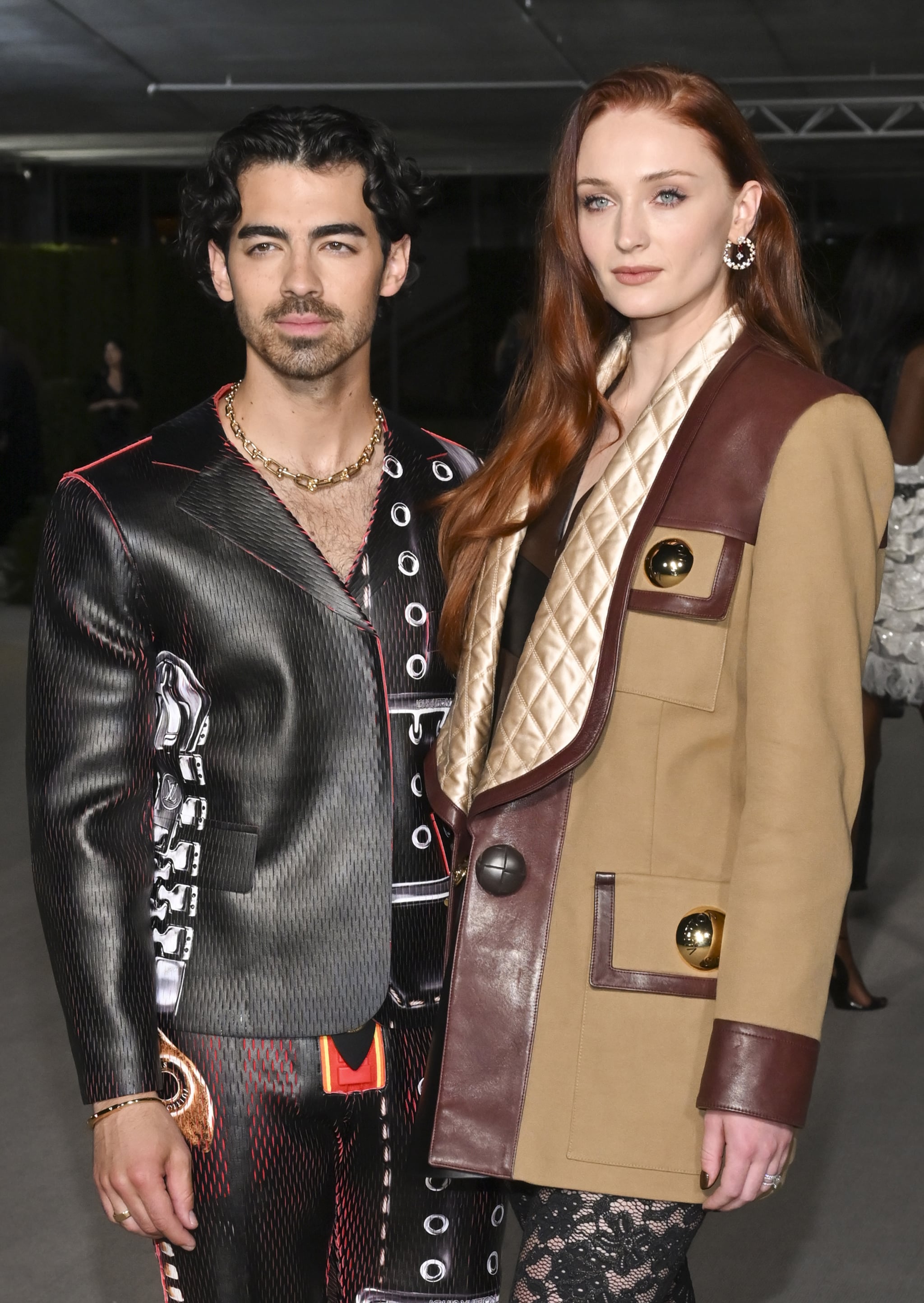 Sophie Turner, Joe Jonas's Matching Leather Outfits, Photos