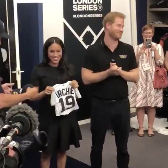 Prince Harry and Meghan Markle at MLB Game Pictures 2019