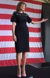 Melania Trump Concludes Her International Trip Wearing the Same Designer Behind the $51K Coat