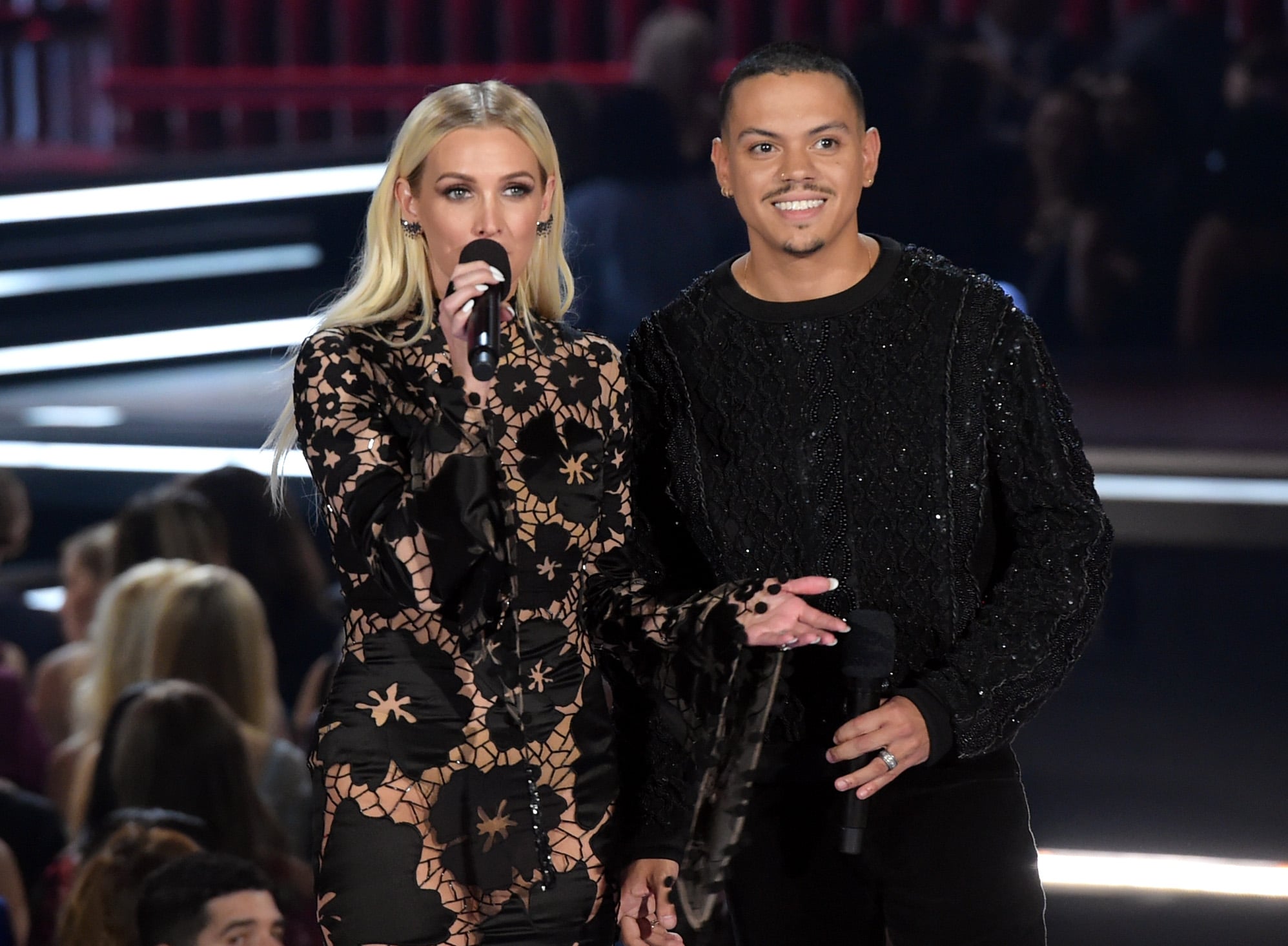 Ashlee Simpson and Evan Ross at 2018 Billboard Music Awards