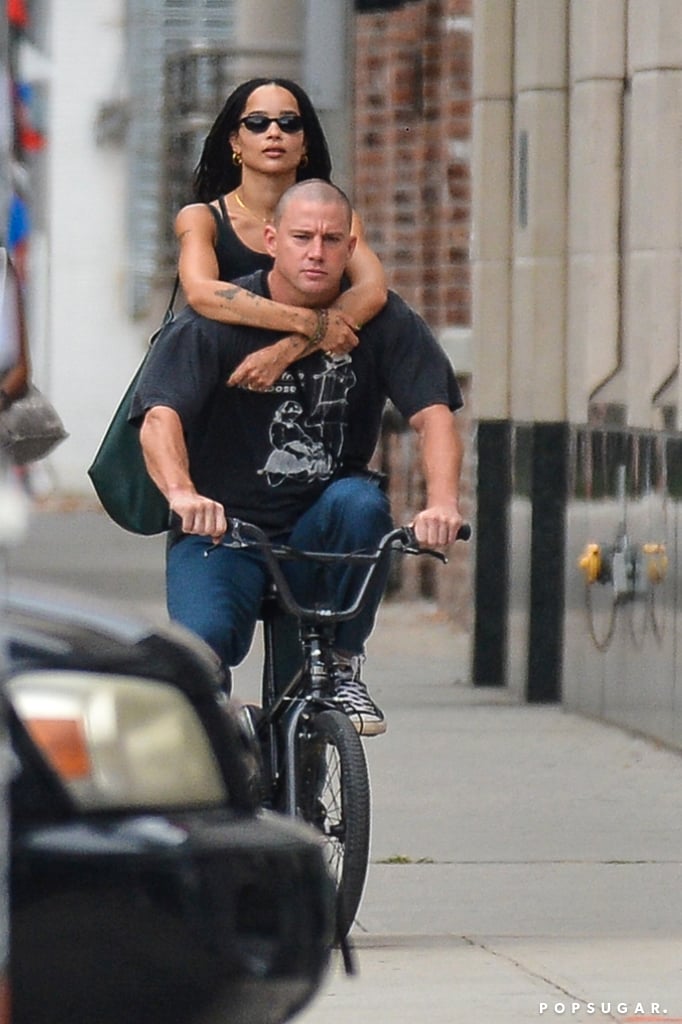 Zoë Kravitz and Channing Tatum Biking NYC | Pictures