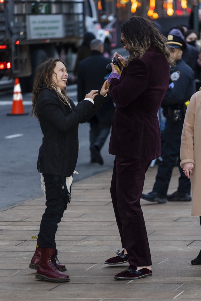 Jason Momoa and Kids Support Zoë Kravitz at Batman Premiere