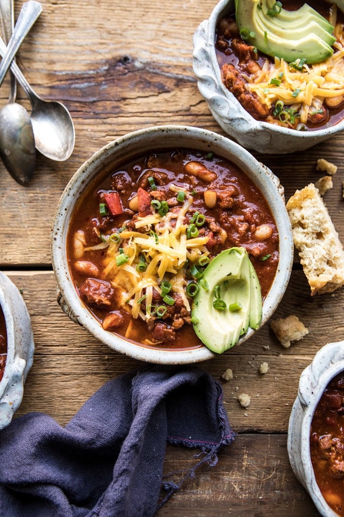 Slow-Cooker Turkey and White Bean Chili