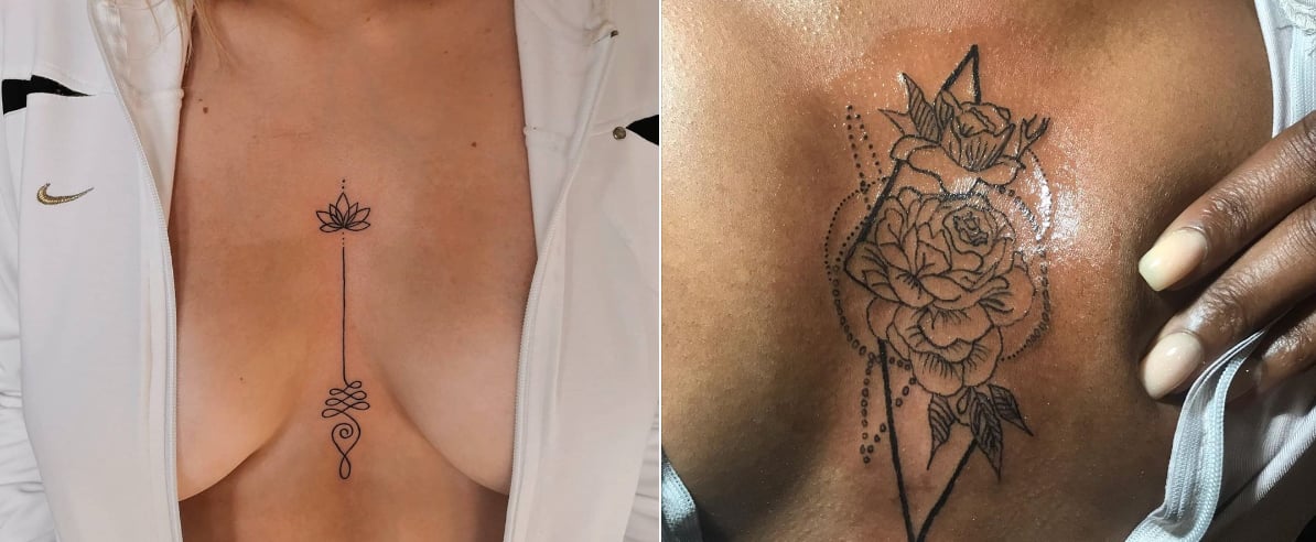 11 Delicate Sternum Tattoo Ideas That Will Blow Your Mind  alexie