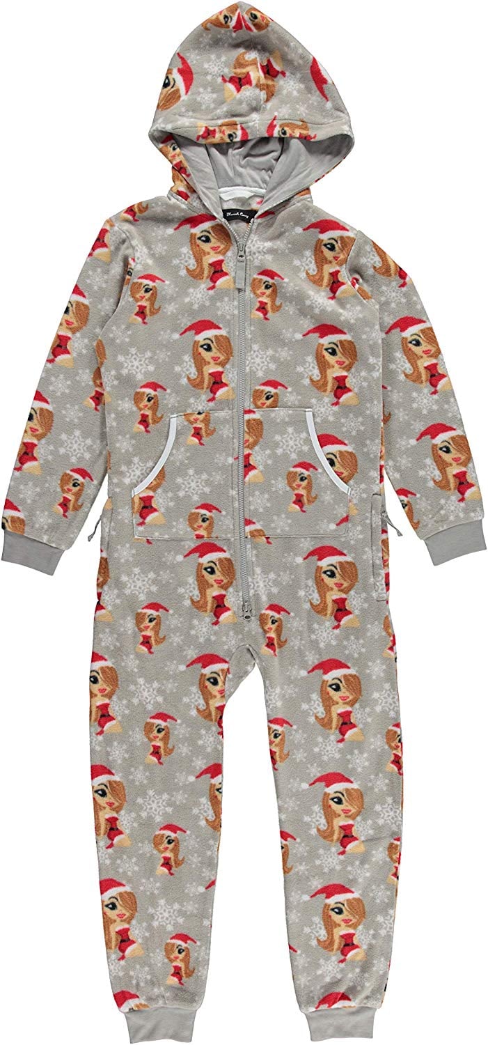 Mariah Carey Kids' Mariah Snowflake Print Hooded Onesie