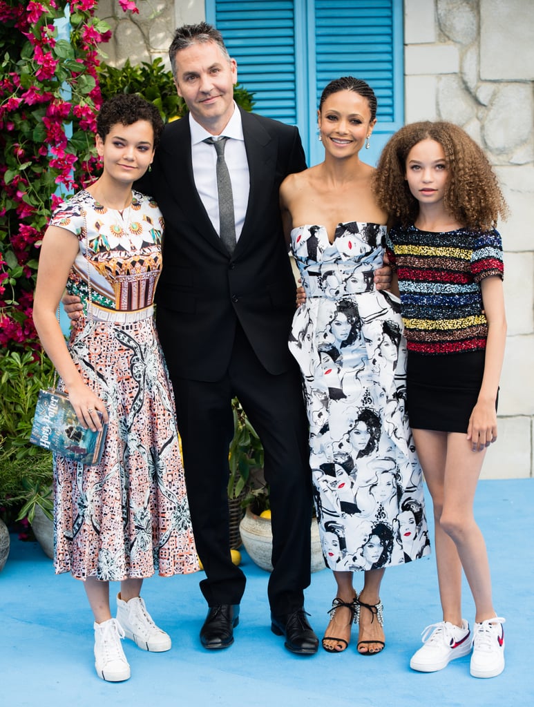 Ripley and Nico stepped out to support their dad at the UK premiere of Mamma Mia! Here We Go Again in July 2018.