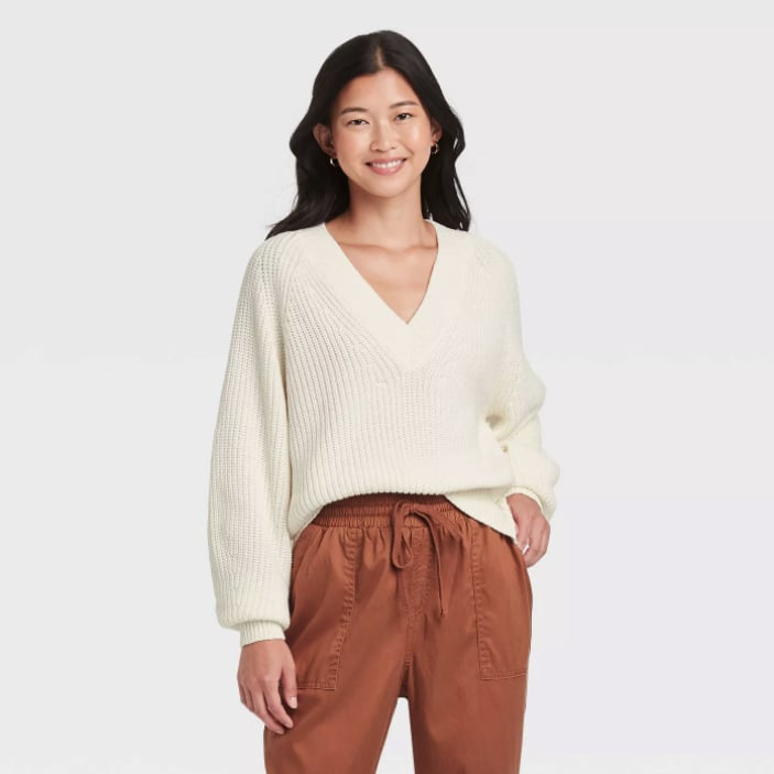 Layer Up: A New Day Women's V-Neck Pullover Sweater