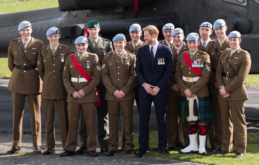Prince Harry at the Army Aviation Centre 2018