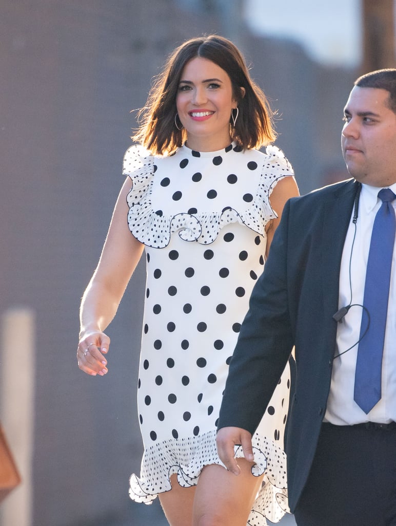 Mandy Moore's Polka-Dot Dress on Jimmy Kimmel